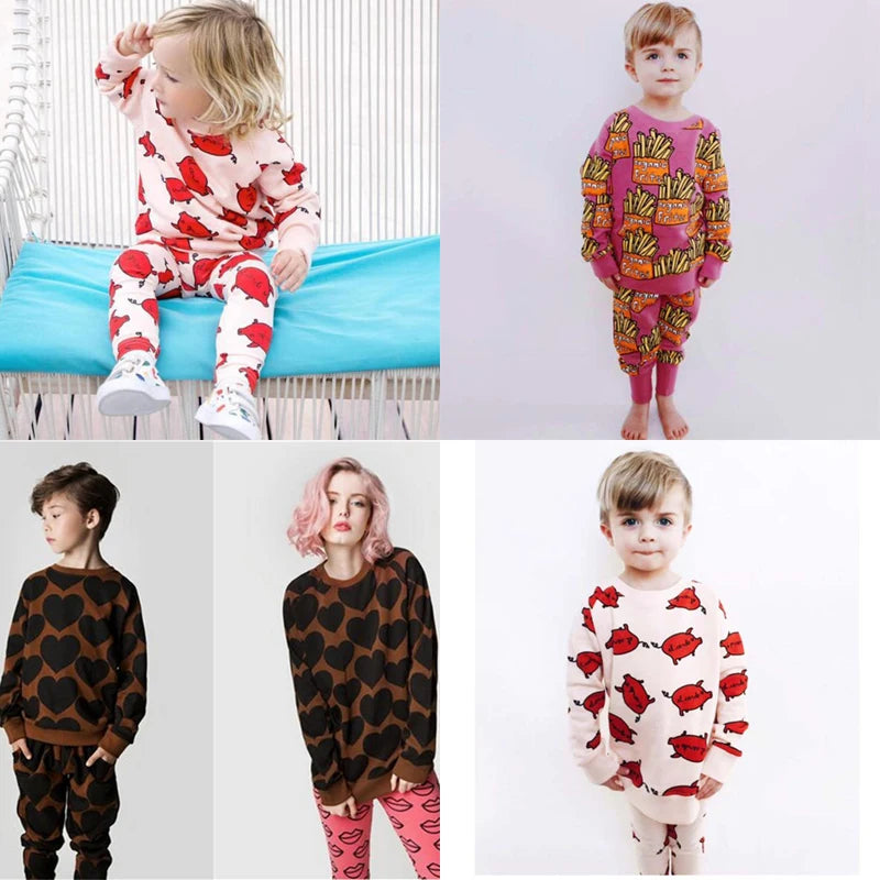 Kids Clothes Outfits New Style Girls Clothing Sets Fall Casual Long Sleeve Sport Suit for Children Loungewear Baby Girls Clothes