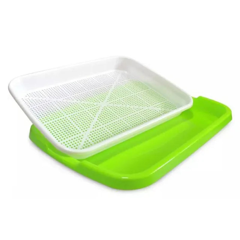 Microgreens Sprouter Tray Hydroponic / Sprouting Tray for Sprout Horticultural Hydroponic Systems Tray Garden Nursery Potted