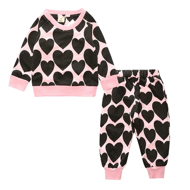 Kids Clothes Outfits New Style Girls Clothing Sets Fall Casual Long Sleeve Sport Suit for Children Loungewear Baby Girls Clothes