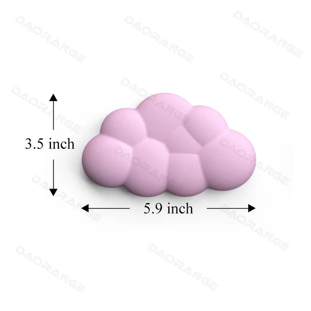 Soft Keyboard Wrist Rest Cloud Non-Slip Rubber Desk Mat Ergonomic Mouse Pad Office Mouse Carpet Wristband Support Accessories