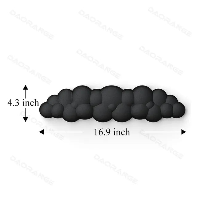 Soft Keyboard Wrist Rest Cloud Non-Slip Rubber Desk Mat Ergonomic Mouse Pad Office Mouse Carpet Wristband Support Accessories