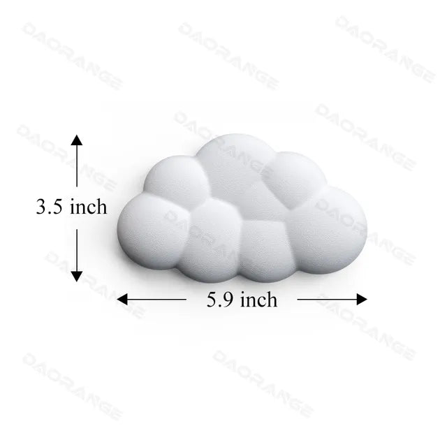 Soft Keyboard Wrist Rest Cloud Non-Slip Rubber Desk Mat Ergonomic Mouse Pad Office Mouse Carpet Wristband Support Accessories