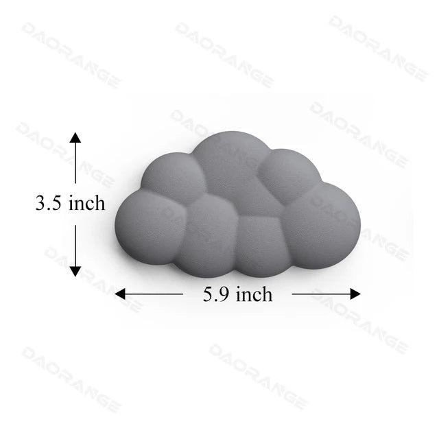 Soft Keyboard Wrist Rest Cloud Non-Slip Rubber Desk Mat Ergonomic Mouse Pad Office Mouse Carpet Wristband Support Accessories