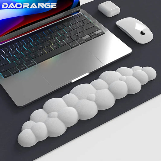 Soft Keyboard Wrist Rest Cloud Non-Slip Rubber Desk Mat Ergonomic Mouse Pad Office Mouse Carpet Wristband Support Accessories