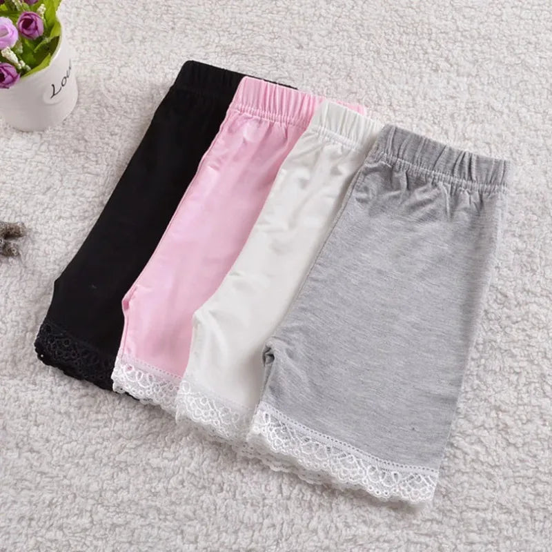 2024 Girls Safety Shorts Underwear Kids Briefs Girls Shorts Breathable Short Tights for Girls Shorts Summer Cotton 2-12Y Elastic