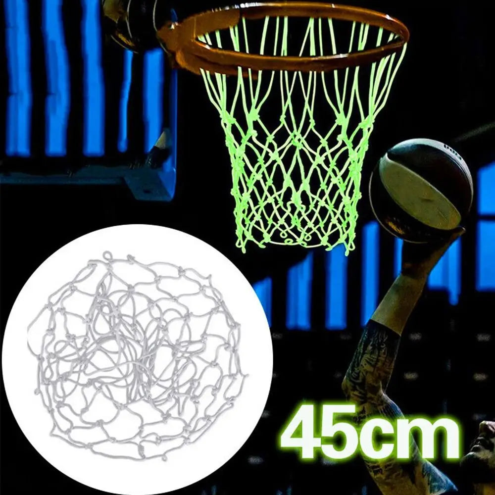 Luminous 45CM Basketball Net Light up Kids Basketball Net Basketball Net Replacement Outdoor Shooting Trainning Glowing