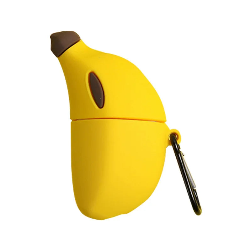 Airpods Bluetooth Headphones Protective Case Cute Three-Dimensional Banana Headphone Cover for Airpods Wireless Bluetooth