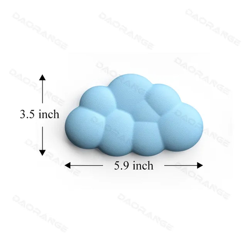 Soft Keyboard Wrist Rest Cloud Non-Slip Rubber Desk Mat Ergonomic Mouse Pad Office Mouse Carpet Wristband Support Accessories